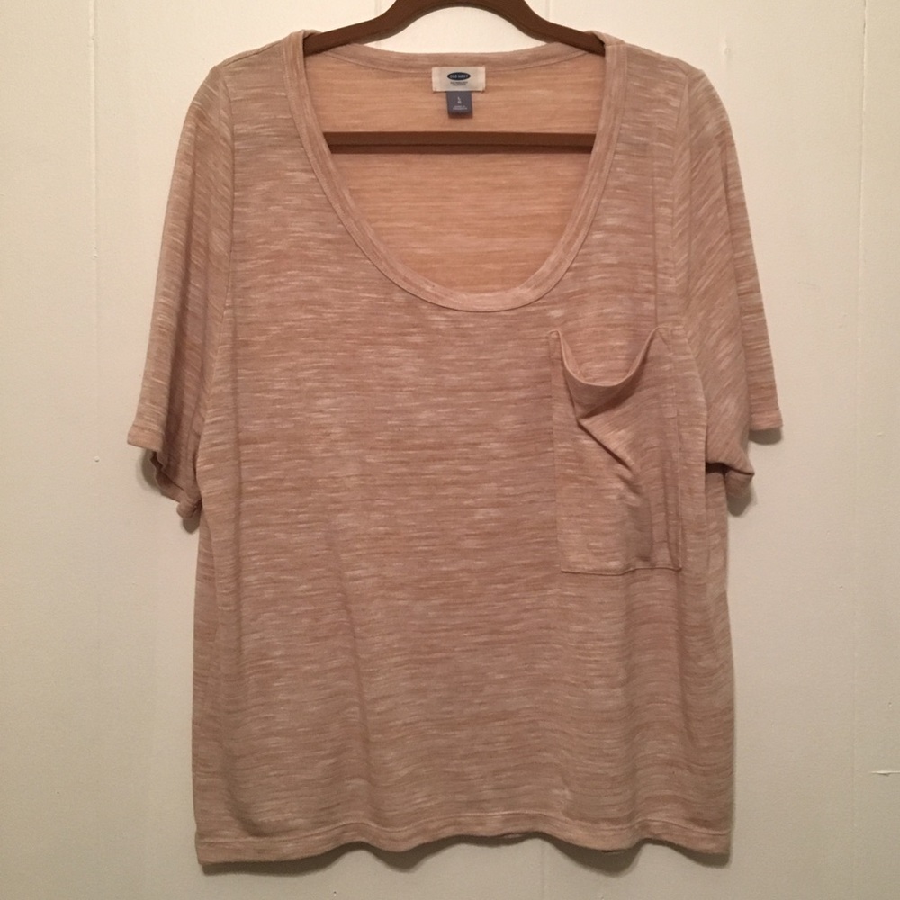 Slouchy tan t-shirt