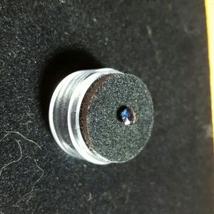 Natural Rare Round Cut Blue Sapphire  .65tcw