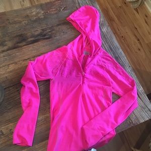 Pink athleta pullover