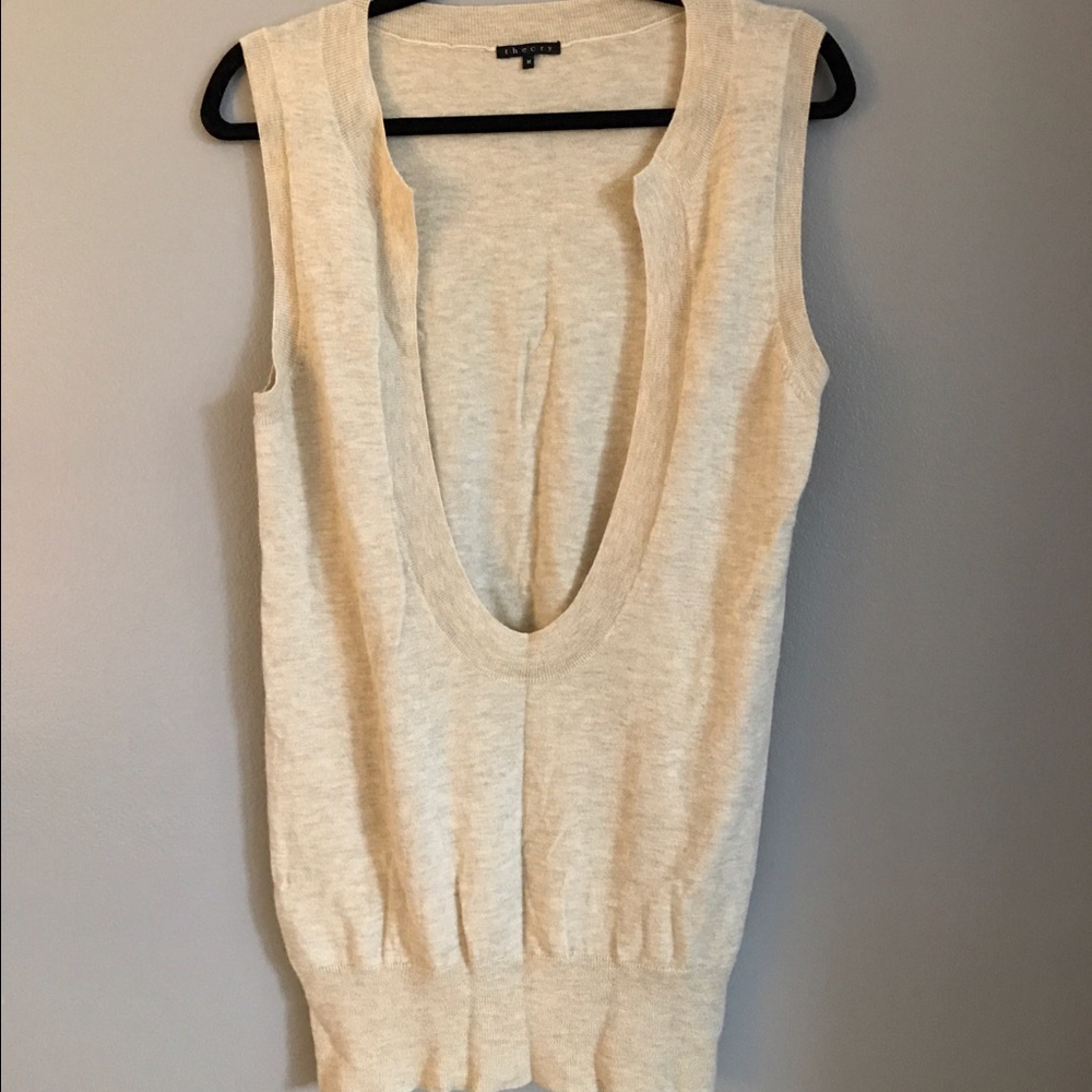 Cashmere theory vest