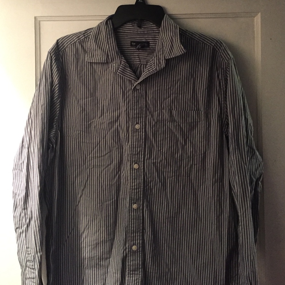 Long-sleeved button down from Gap