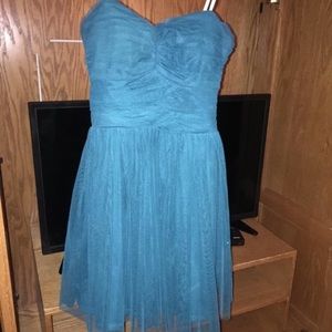 Teal Homecoming Dress