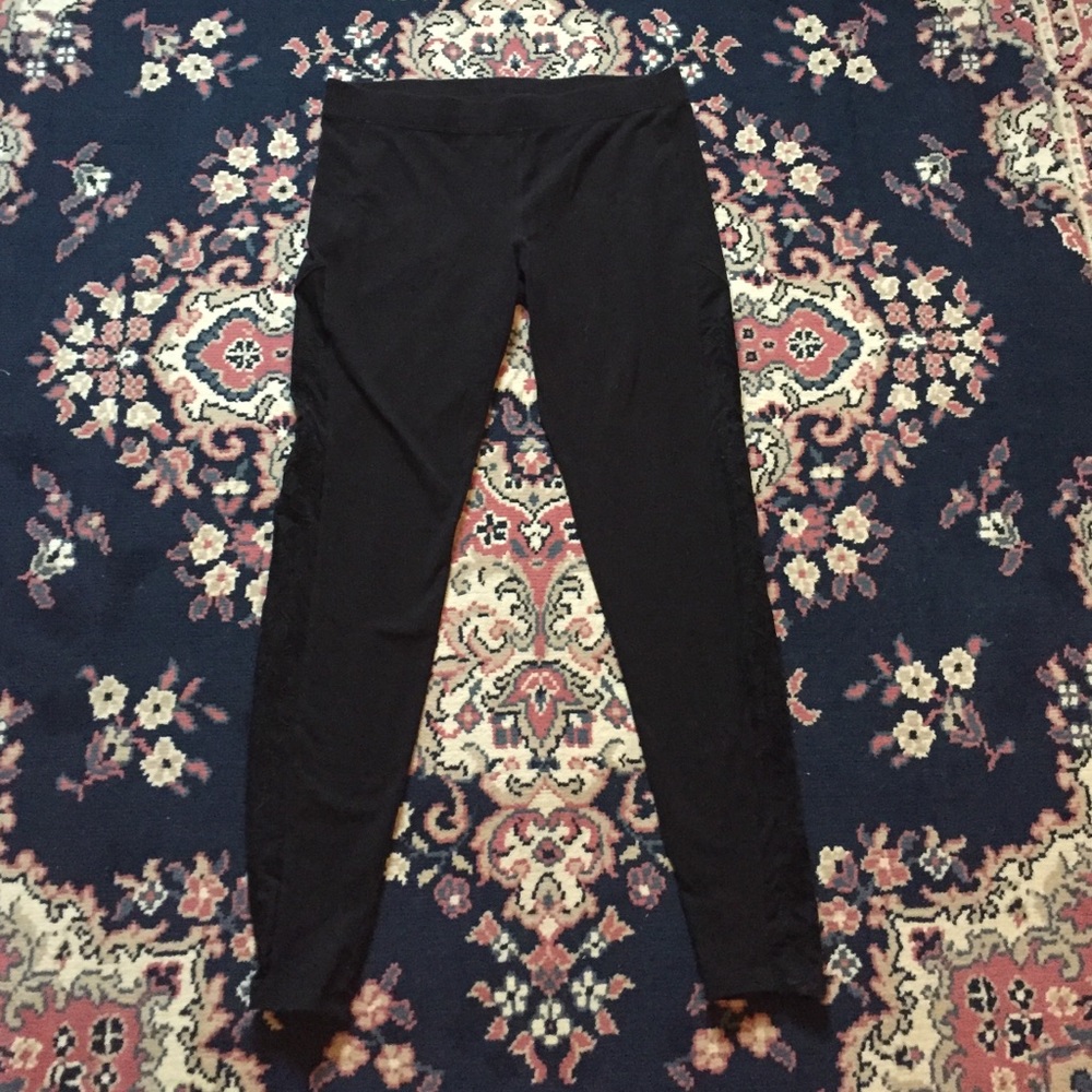Express sheer paneled legging