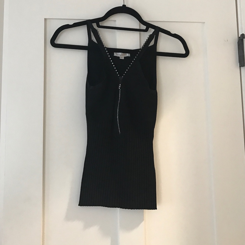 Black sweater tank