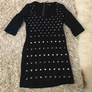 Armani Exchange studded dress