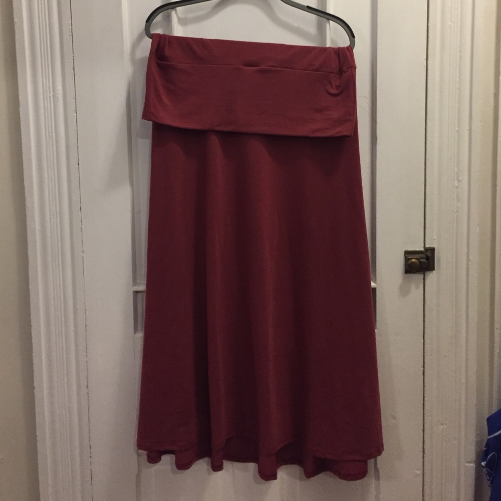 XL Dark Red LuLaRoe Maxi