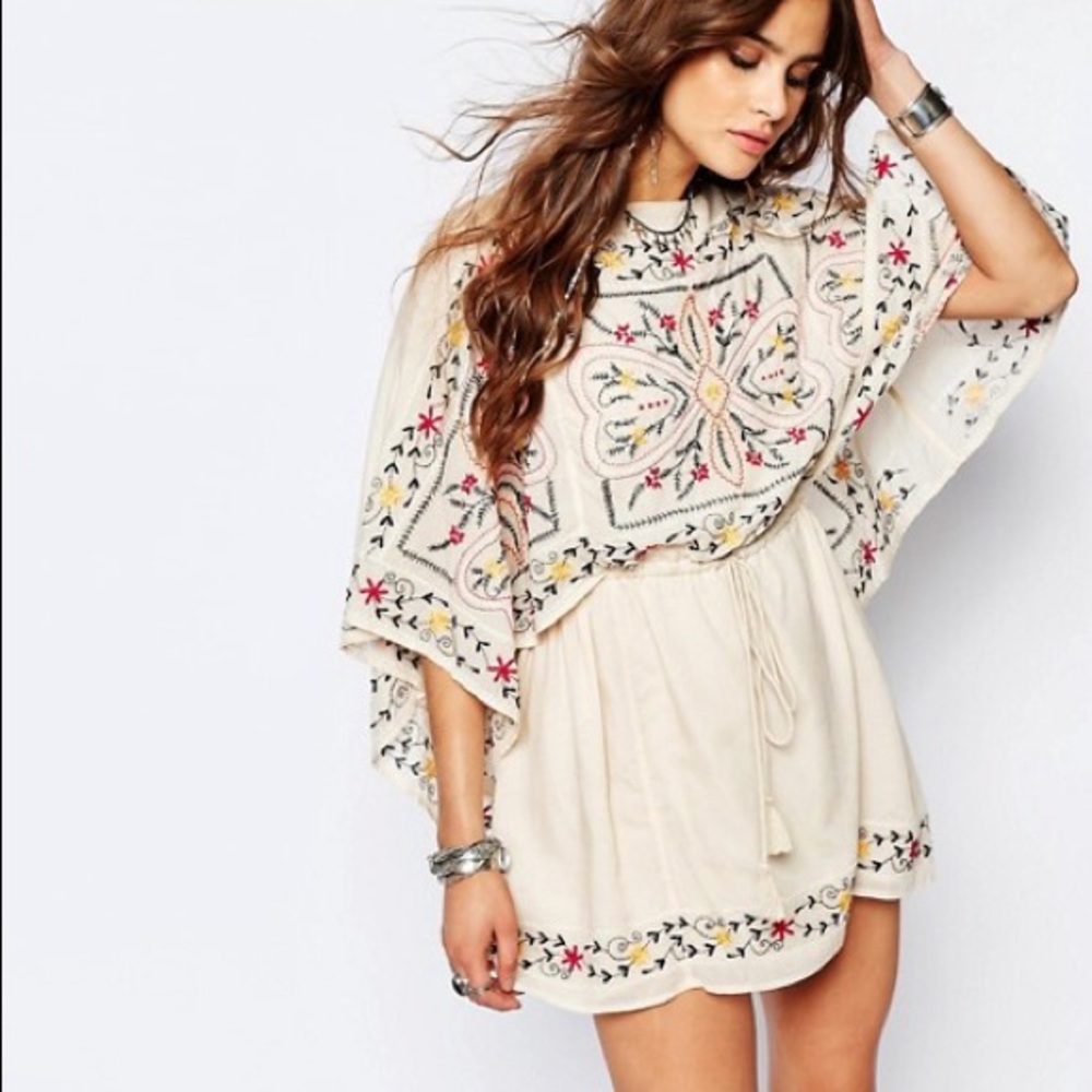 Free People Frida Embroidered Dress