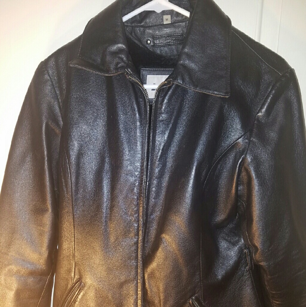 Leather jacket