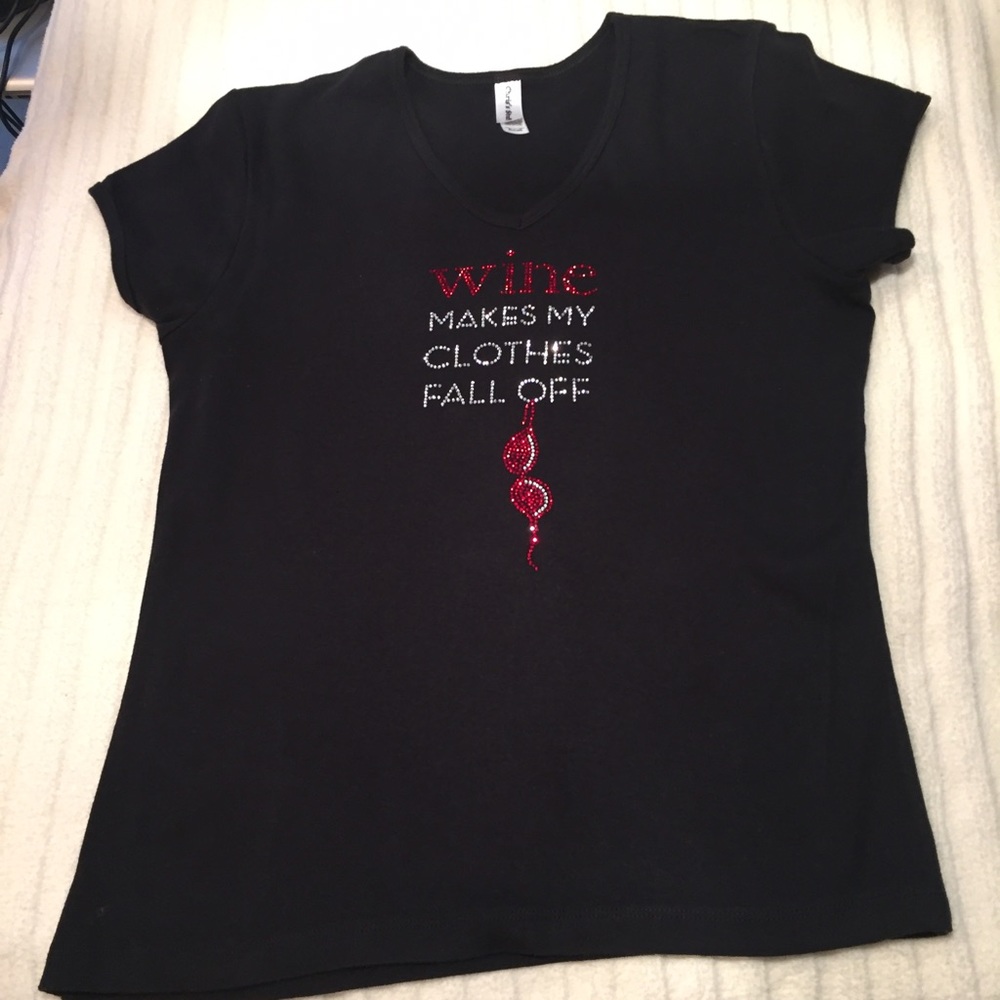 Chris's stuff. Black tee shirt size small