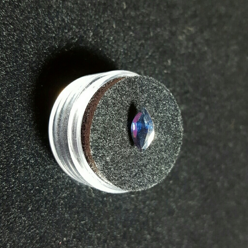 Natural Rare Marquise Cut Blue Sapphire Stunning!