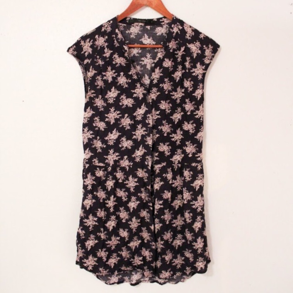 ModCloth Well Within Your Peach Tunic in Grey