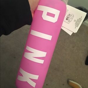 Pink water bottle
