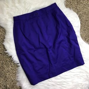 [Escada] Purple Pencil Skirt