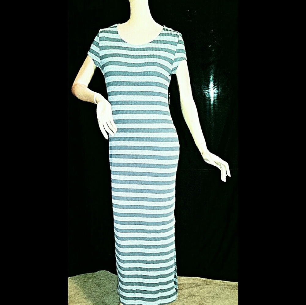 Sublime Maxi Dress in gray and silver