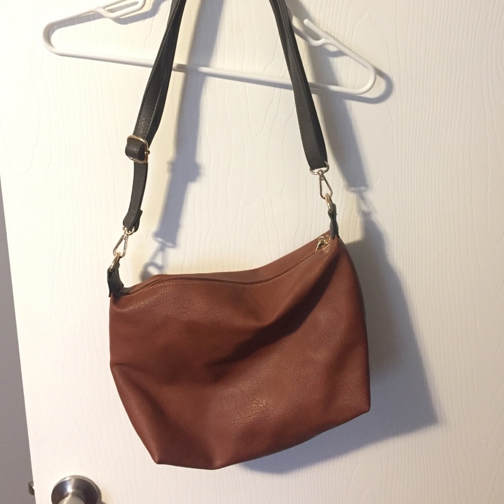 Black Rivet Leather Purse