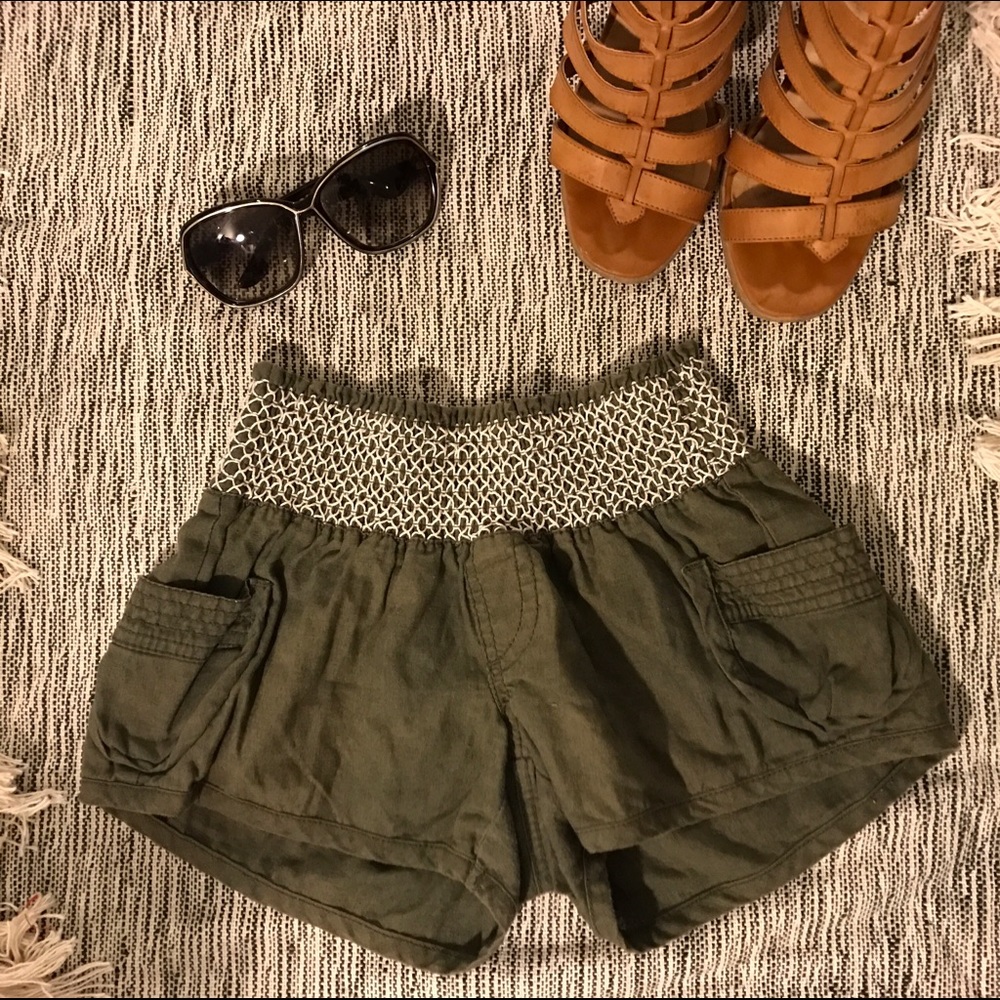 Olive Green Shorts