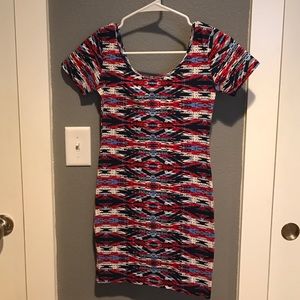 Red, White, & Navy Blue Dress