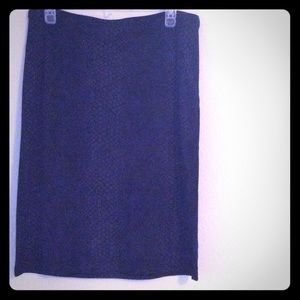 Black Knee-length Skirt