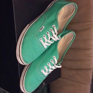 Teal vans!