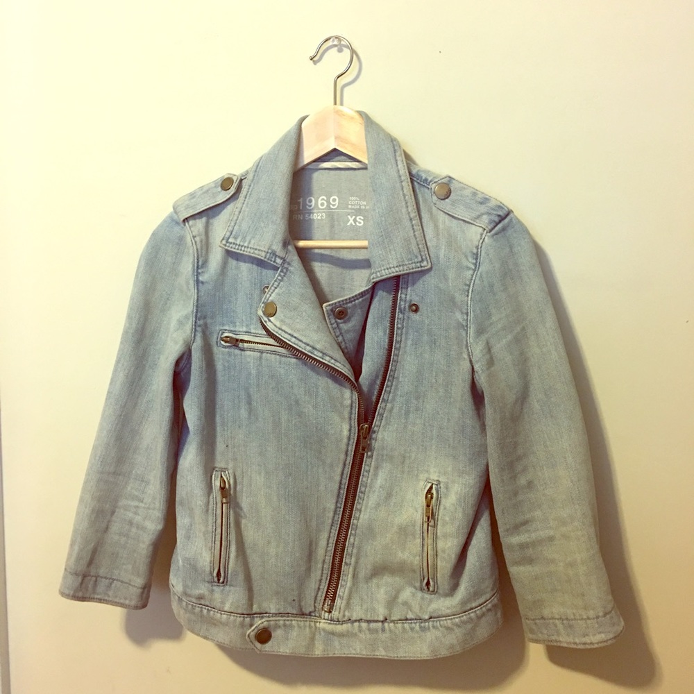 Gap Denim Moto Jacket