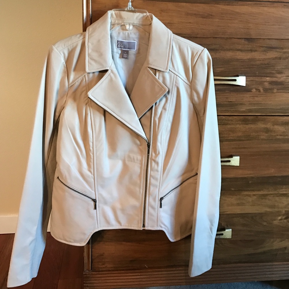 Bone leather jacket