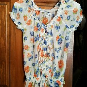 Forever 21, Small, flower blouse