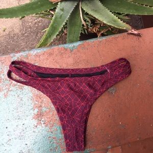 SOLD. Ruca geometric swim bottoms