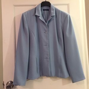 Blue suit jacket