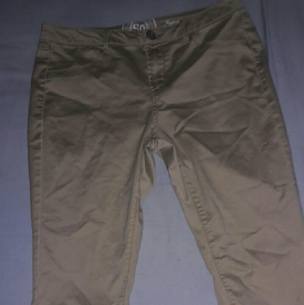 Khaki womens pants