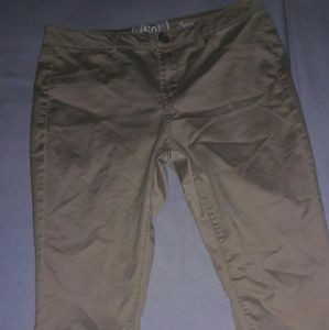 Khaki womens pants