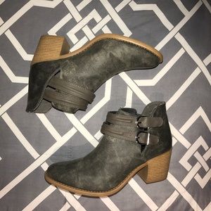 Grey booties