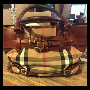 Burberry House Check Lynher Bag-Medium