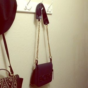 NWT BCBG cross body black purse