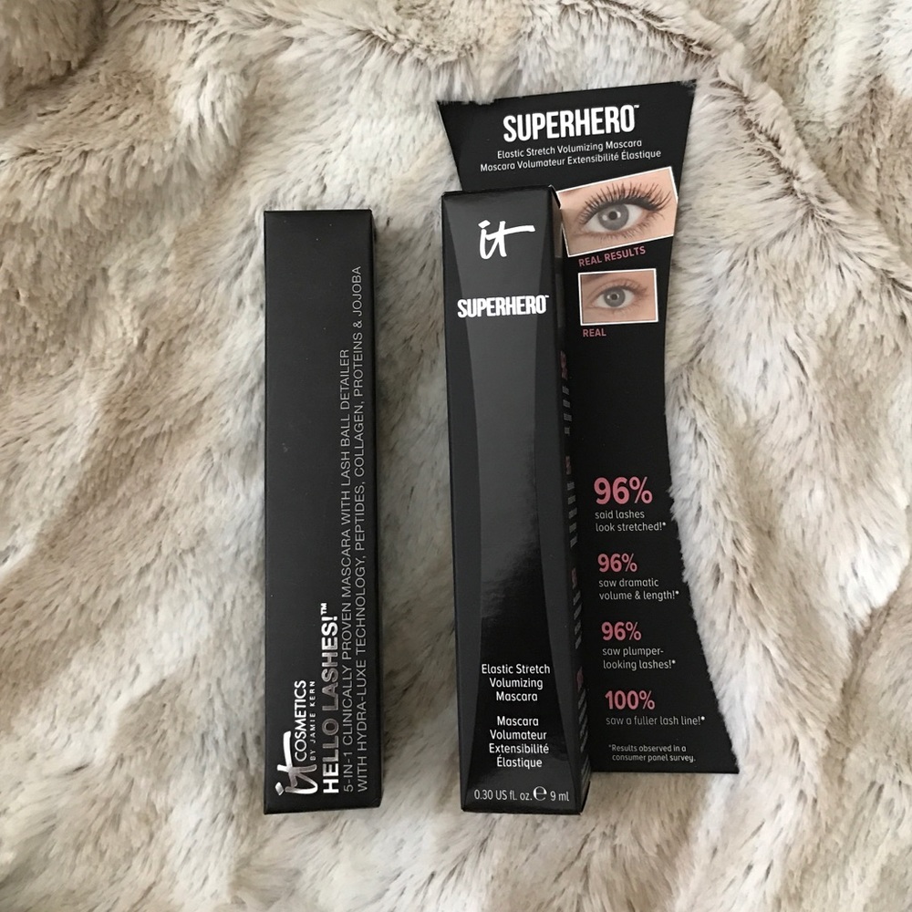 It Cosmetics Mascara set Hello Lashes! & Superhero