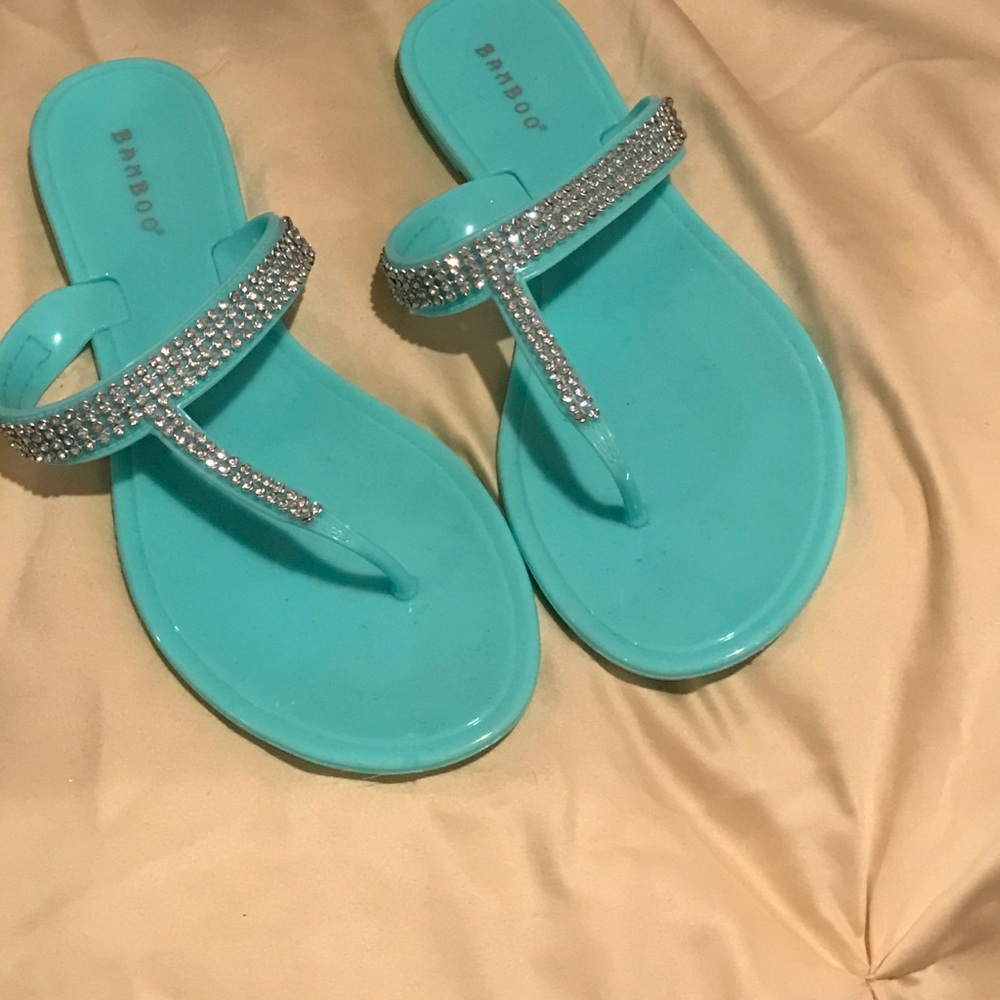 Tourqouise sandal brand new size 8