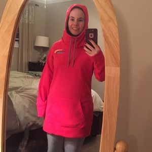North Face hooded sweatshirt