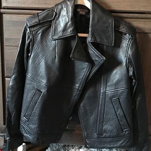Black Genuine Leather Vince Jacket