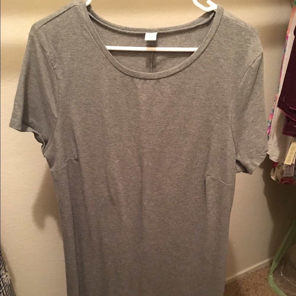 SOLD Gray t shirt dress