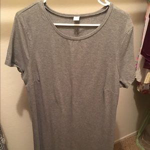 SOLD Gray t shirt dress