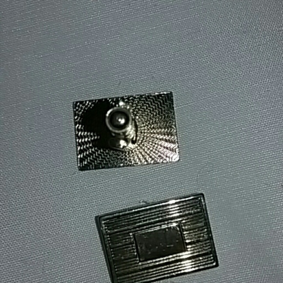 Vintage rectangular cufflinks - Picture 3 of 4