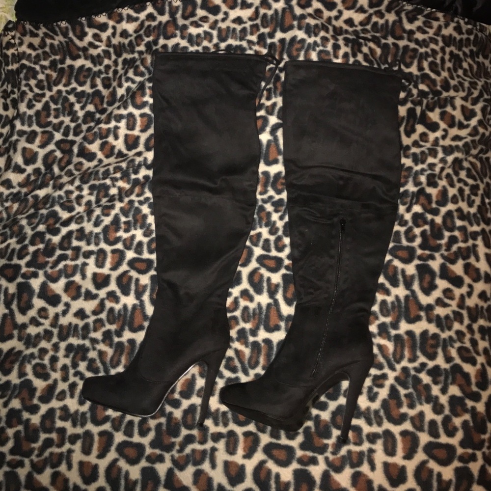 Journee collection over the knee heeled boots