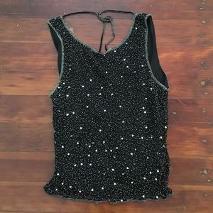 Open back beaded tank