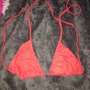 orange bikini top