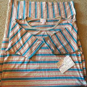 Bodycon Lularoe Julia Dress NWT Large