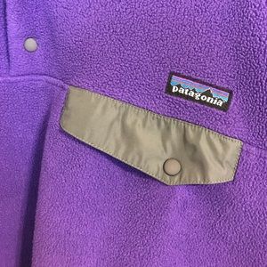Purple Snap-T Patagonia Pullover