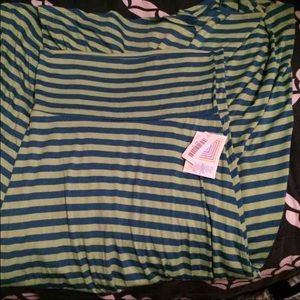 Lularoe maxi skirt medium stripes bnwt