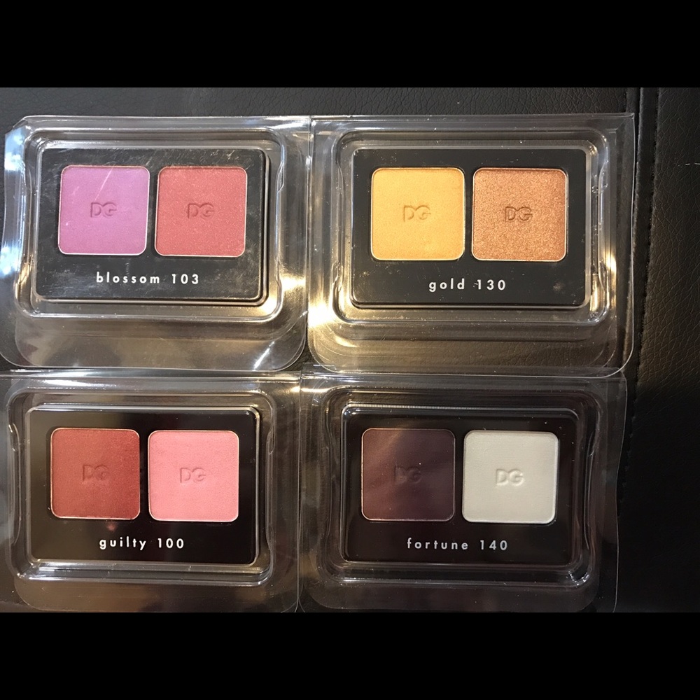 D&G eyeshadows, blushes