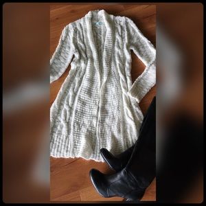 🎉Sale🎉Cream Open Cardigan (Duster) Size L