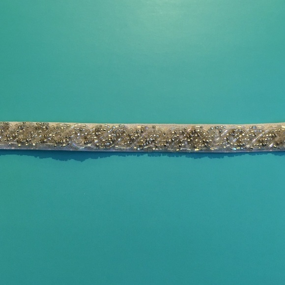 Beautiful turquoise chiffon bridesmaid dress - Picture 4 of 5