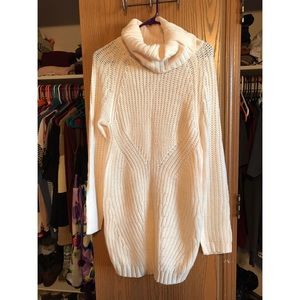 Pale Pink Sweater Dress